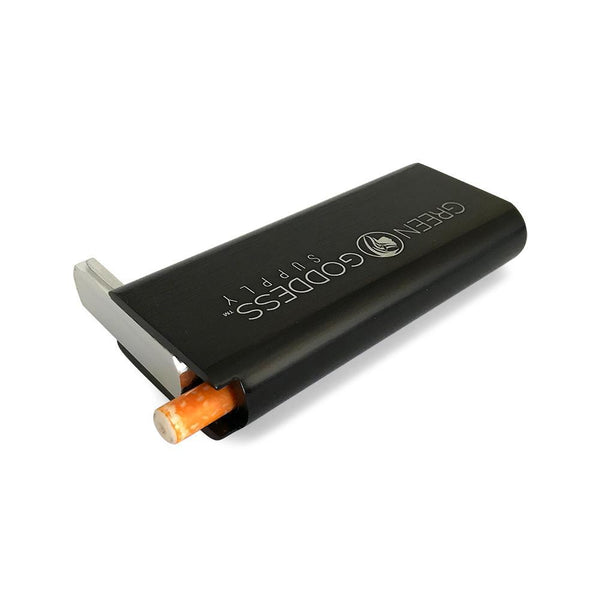4" Anodized Aluminum Slide Top Dugout - Black