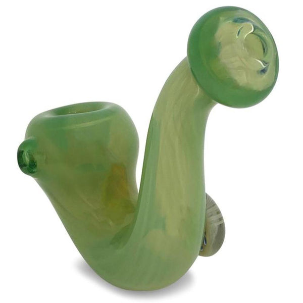 Green Sherlock with Flower Button