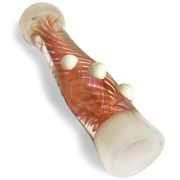 Pink and White Chillum