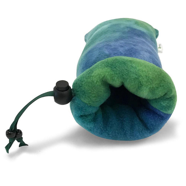 "11" Padded Fleece Pipe Pouch - Large, Blue-Green TieDye"