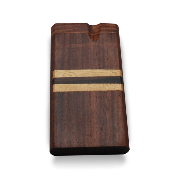 4" Swivel Cap Wooden Dugout - Black Stripe