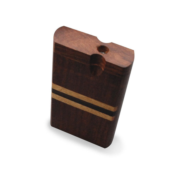4" Swivel Cap Wooden Dugout - Black Stripe