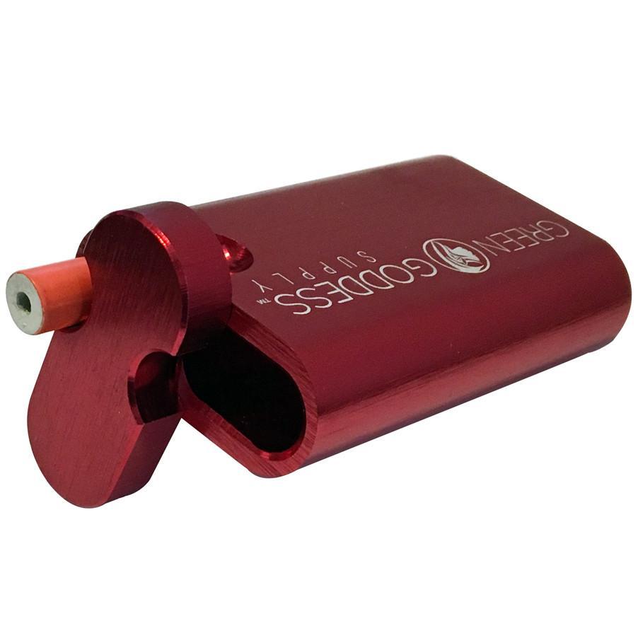 3" Anodized Aluminum Dugout - Red