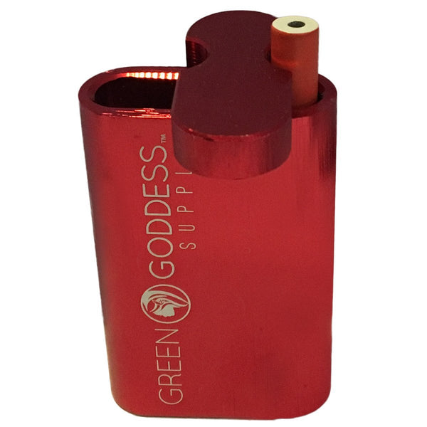 3" Anodized Aluminum Dugout - Red