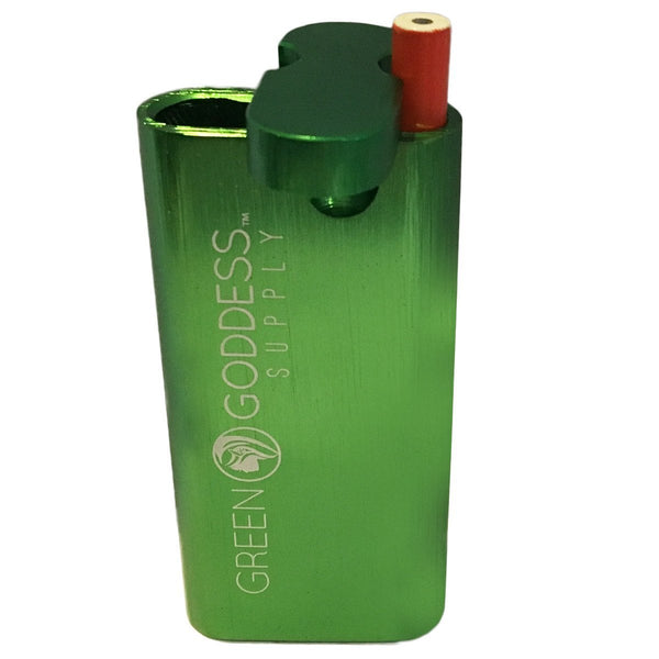 4" Anodized Aluminum Dugout - Green