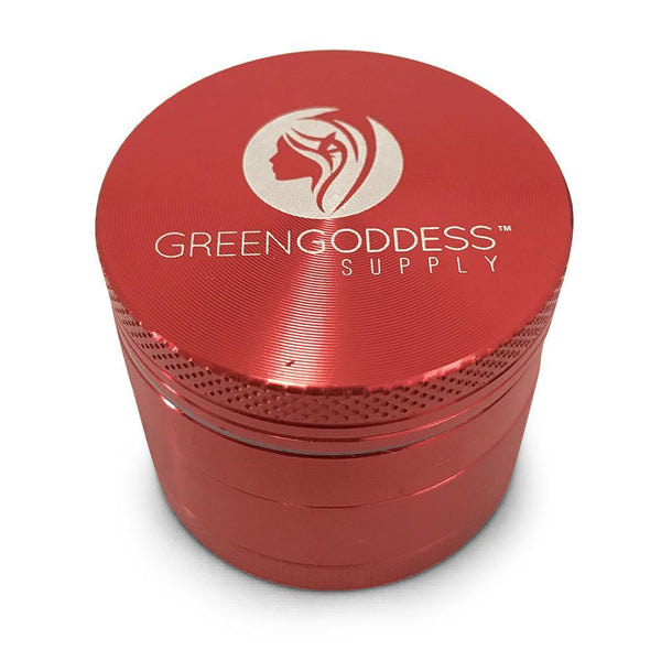 1.5 inch 4-Piece Aluminum Grinder - Red