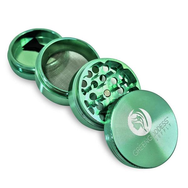 1.5 inch 4-Piece Aluminum Grinder - Green