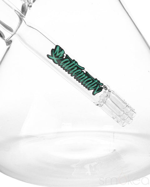 Mathematix 14" Clear Beaker Bong with Color Wrap