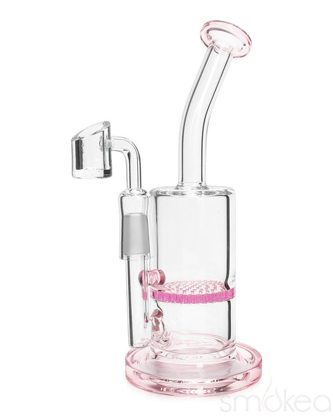 SMOKEA "Honey Rig" Bent Neck Honeycomb Oil Rig
