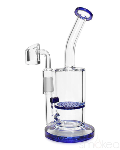 SMOKEA "Honey Rig" Bent Neck Honeycomb Oil Rig