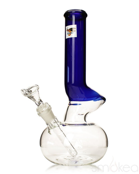 Glowfly Glass 12" Color Zig Zag Bong