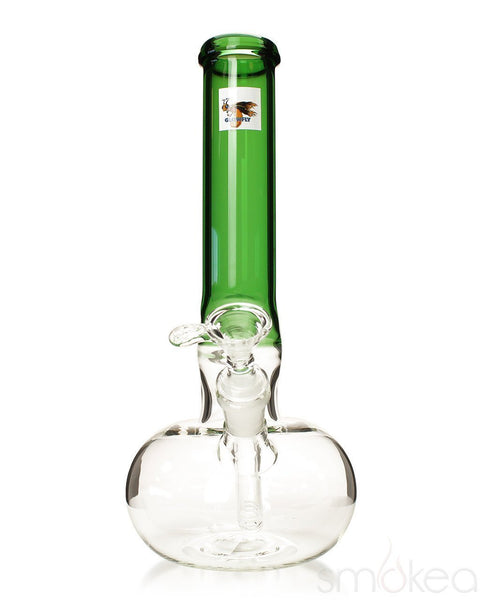 Glowfly Glass 12" Color Zig Zag Bong