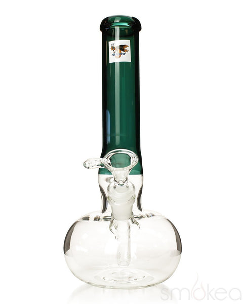 Glowfly Glass 12" Color Zig Zag Bong