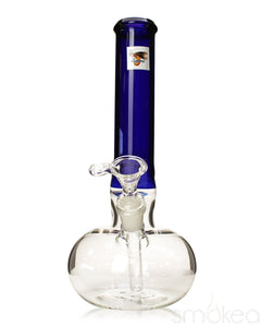 Glowfly Glass 12" Color Zig Zag Bong