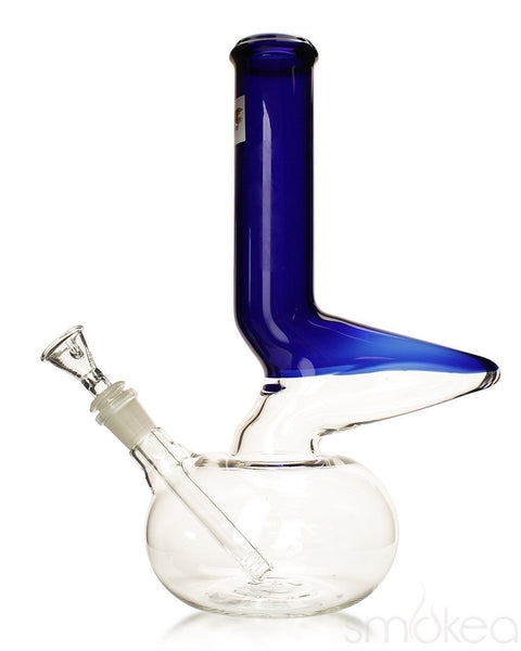 Glowfly Glass 12" Color Zig Zag Bong