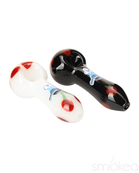 Chameleon Glass Bing-er Cherry Hand Pipe