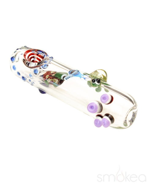 Chameleon Glass Animal Redding Roller Steamroller