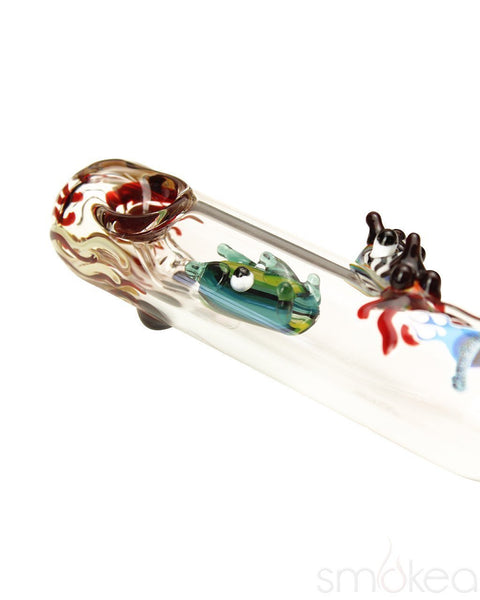 Chameleon Glass Animal Redding Roller Steamroller