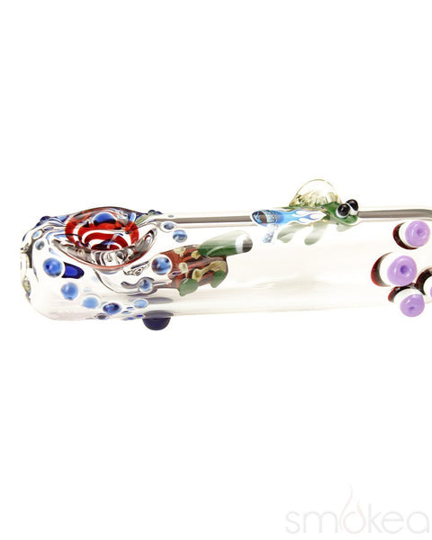 Chameleon Glass Animal Redding Roller Steamroller