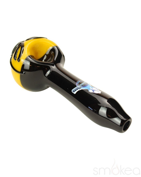 Chameleon Glass Minions Inspired Carl Hand Pipe