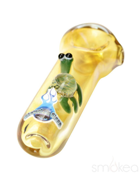 Chameleon Glass Turtle Hand Pipe