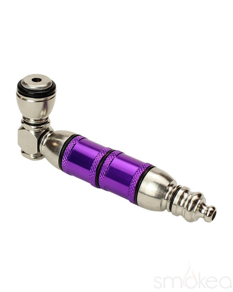 Anodized Double Barrel 4" Metal Pipe