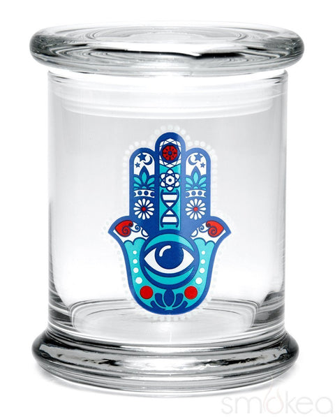 420 Science Glass Pop Top Storage Jar