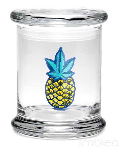 420 Science Glass Pop Top Storage Jar