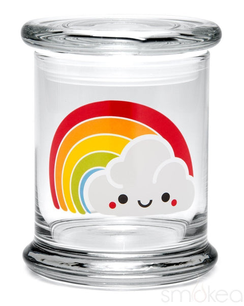 420 Science Glass Pop Top Storage Jar