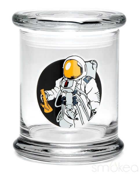 420 Science Glass Pop Top Storage Jar
