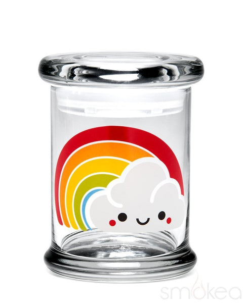 420 Science Glass Pop Top Storage Jar