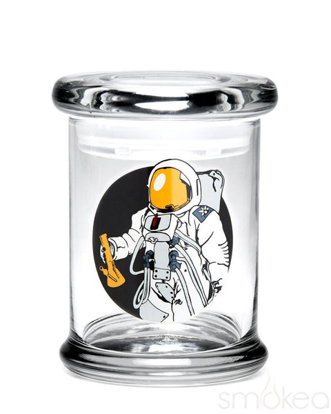 420 Science Glass Pop Top Storage Jar