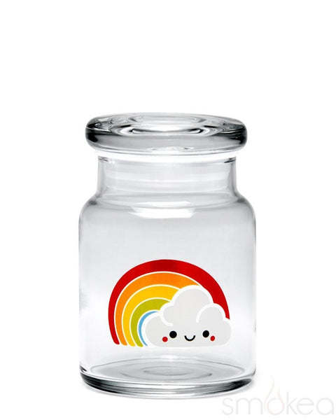 420 Science Glass Pop Top Storage Jar