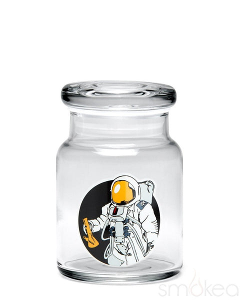 420 Science Glass Pop Top Storage Jar