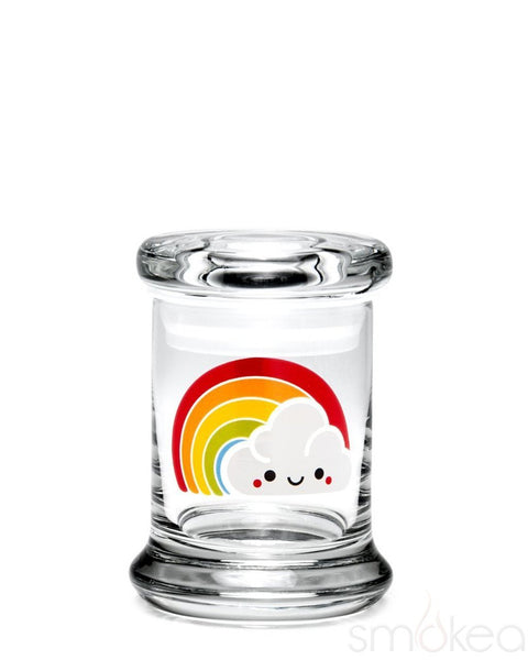 420 Science Glass Pop Top Storage Jar
