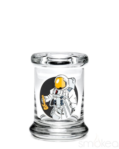 420 Science Glass Pop Top Storage Jar