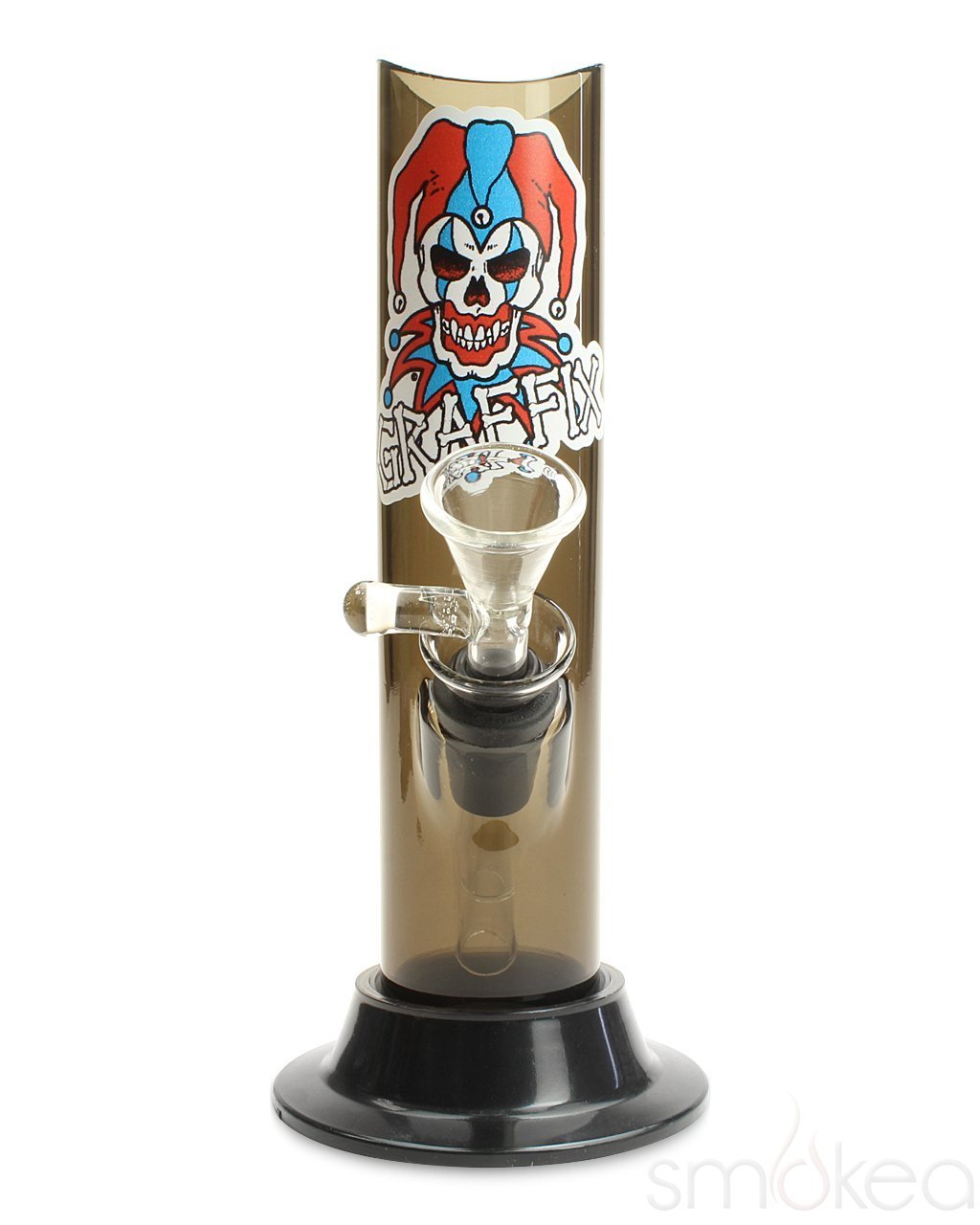 Graffix 6" Straight Skinny Acrylic Bong
