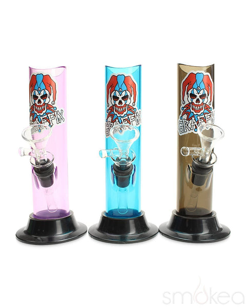 Graffix 6" Straight Skinny Acrylic Bong
