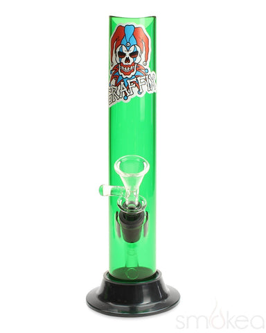 Graffix 8" Straight Skinny Acrylic Bong