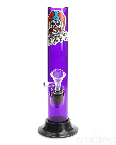 Graffix 8" Straight Skinny Acrylic Bong