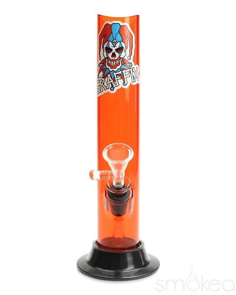 Graffix 8" Straight Skinny Acrylic Bong