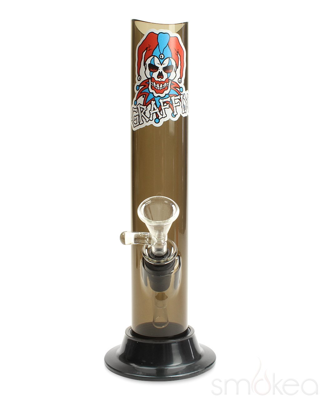 Graffix 8" Straight Skinny Acrylic Bong