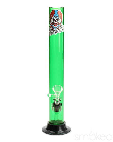 Graffix 12" Straight Skinny Acrylic Bong