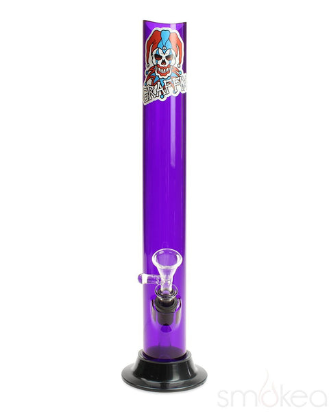Graffix 12" Straight Skinny Acrylic Bong
