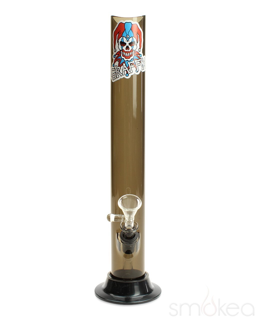 Graffix 12" Straight Skinny Acrylic Bong