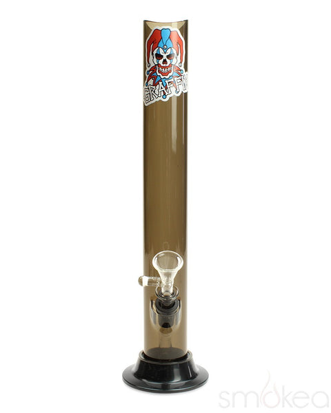 Graffix 12" Straight Skinny Acrylic Bong
