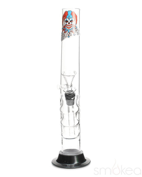Graffix 12" Gripper Skinny Acrylic Bong