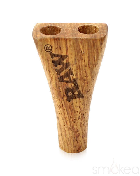 Raw Wood 1 1/4 Double Barrel Cigarette Holder