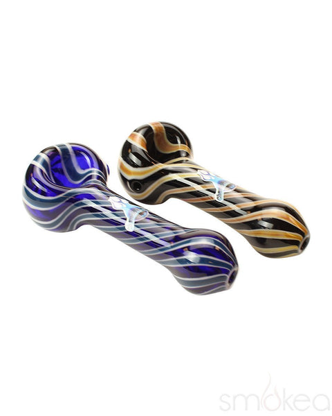 Chameleon Glass "Comet" Spoon Hand Pipe