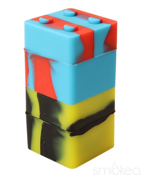 SMOKEA Silicone Non Stick Lego Storage Container